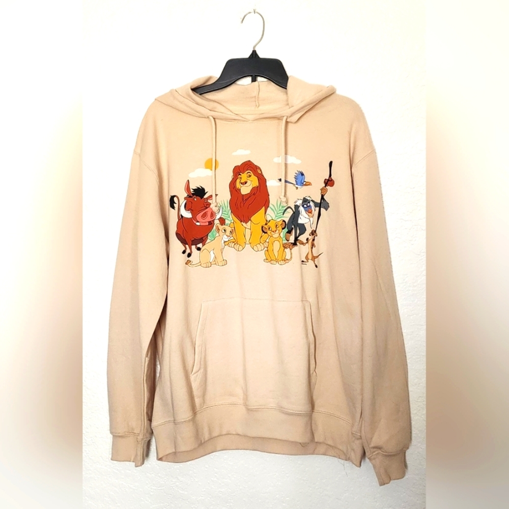 Disney Lion King Beige Hoodie. Junior Size XXL (19)